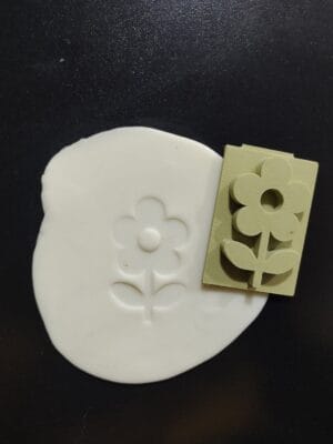 Sello Flor de 5 Pétalos para Cerámica y Manualidades - Archivo 3D STL