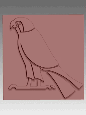 Sello -  halcón de Horus