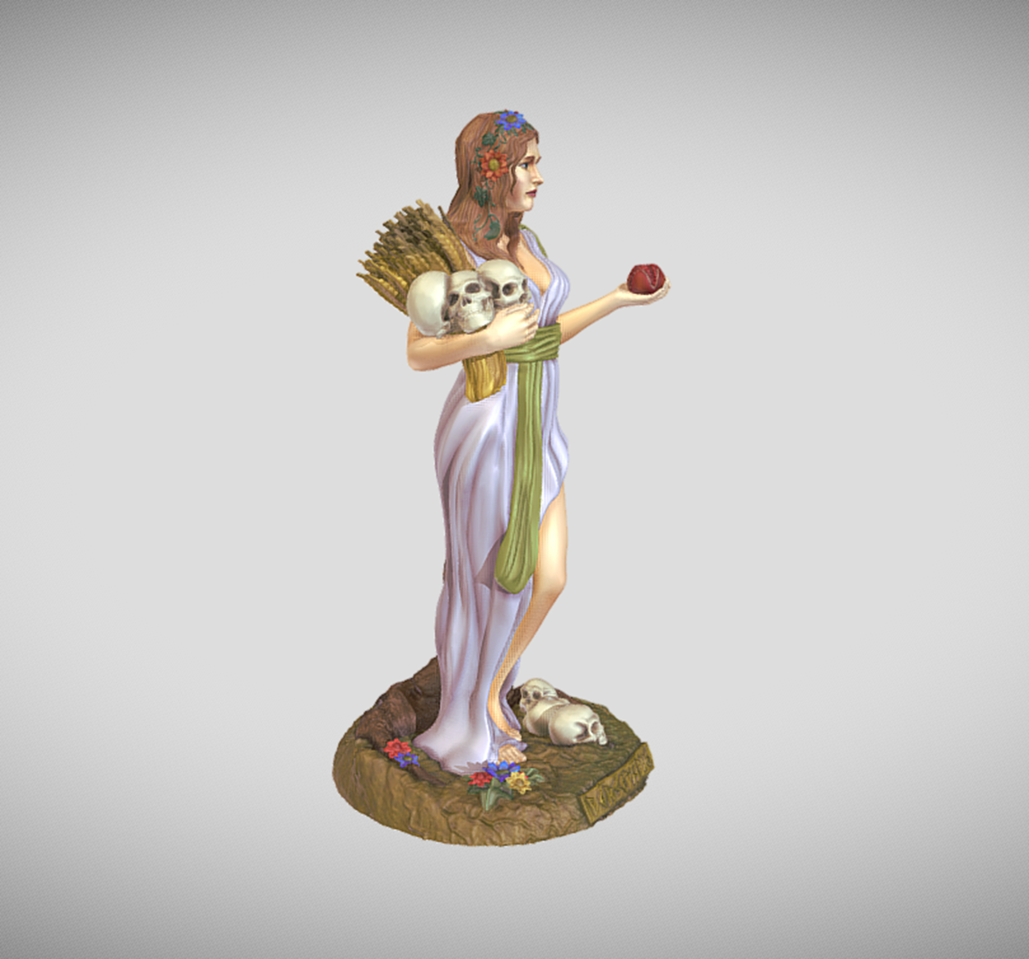 Estatua 3D Diosa Perséfone - Reina del Inframundo - Image 6