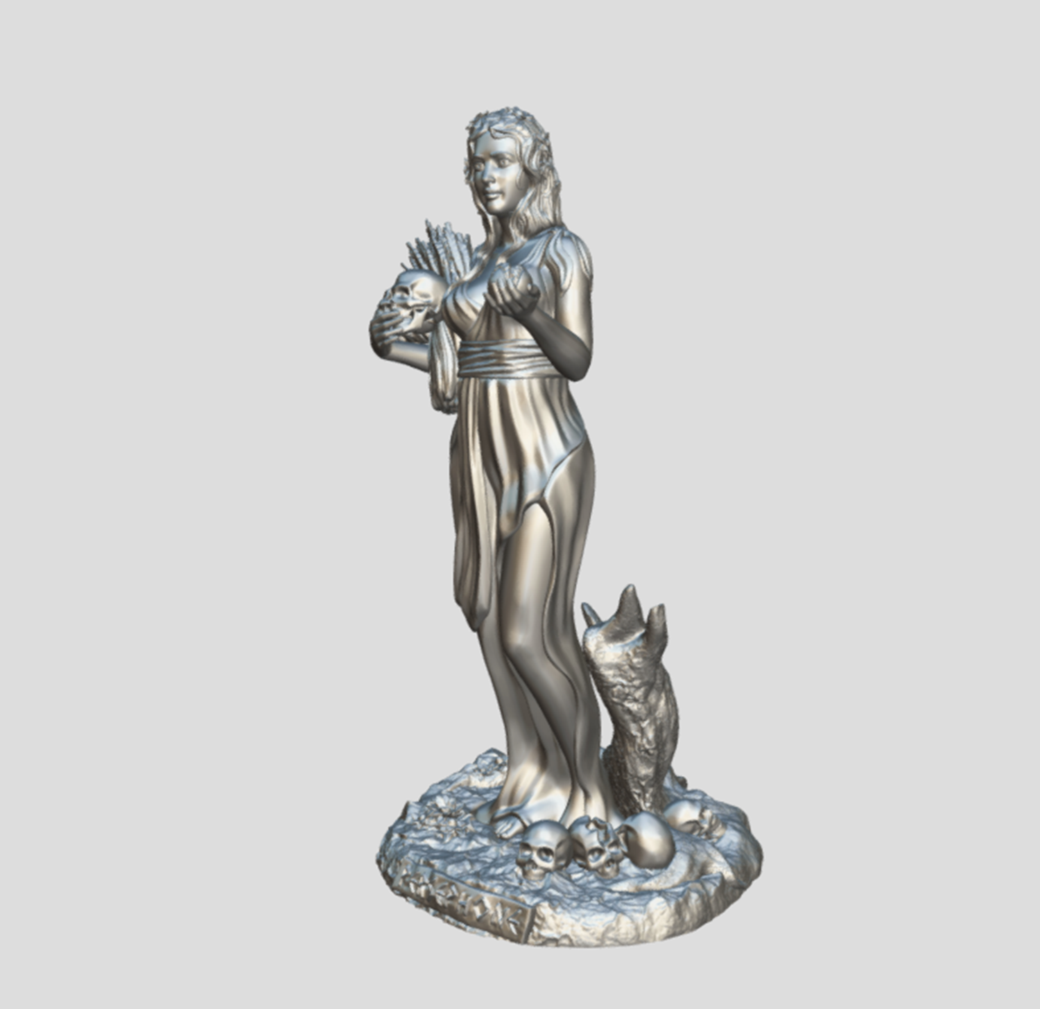 Estatua 3D Diosa Perséfone - Reina del Inframundo - Image 7