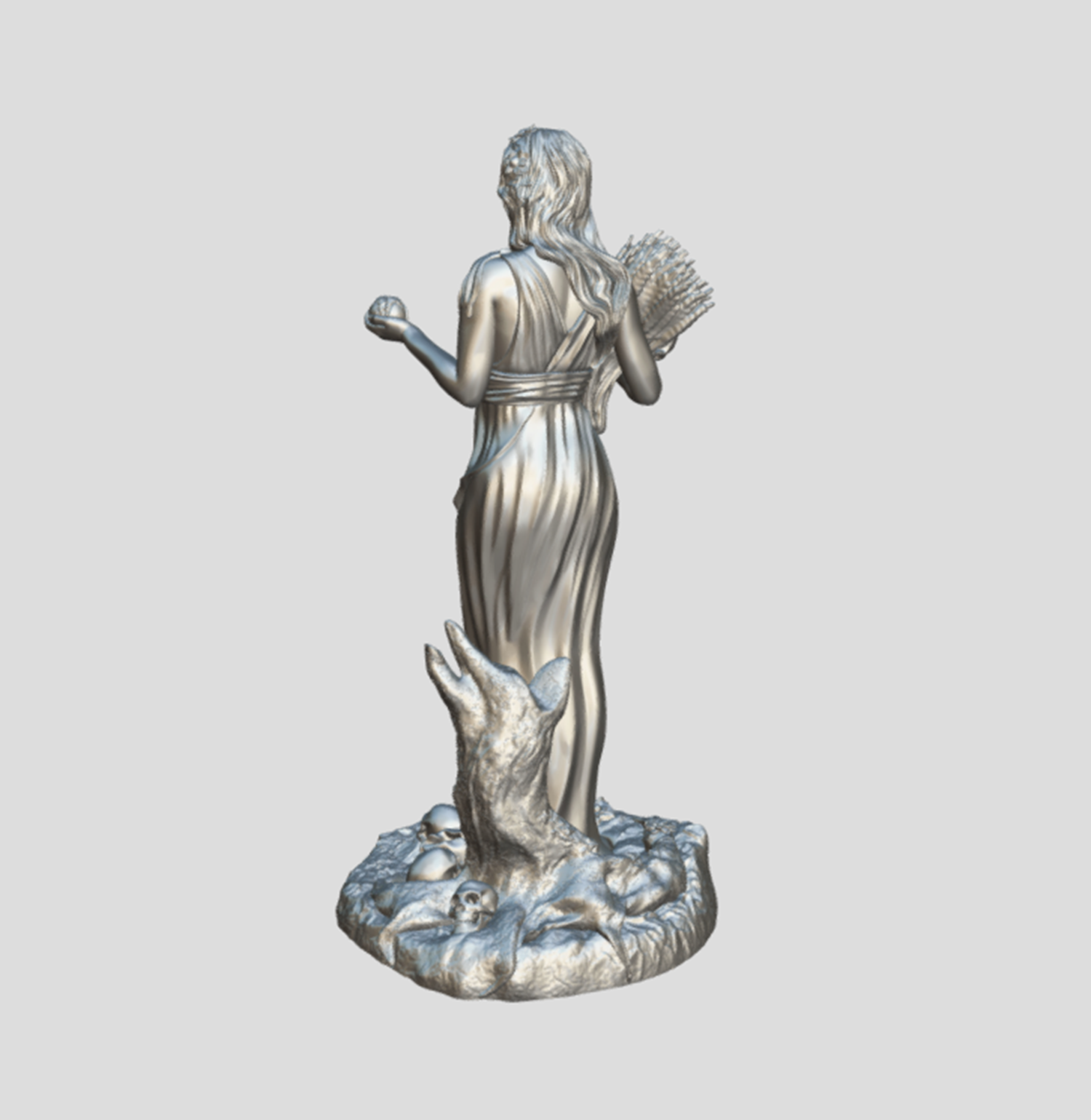 Estatua 3D Diosa Perséfone - Reina del Inframundo - Image 8