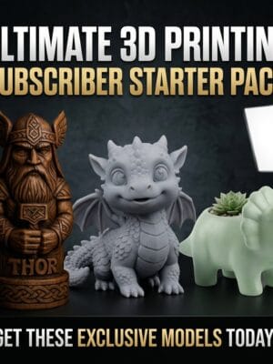 Starter Pack 3D [FREE STL] - Pack de Bienvenida (4 Modelos Gratis)