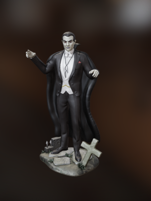 Estatua 3D Drácula Bela Lugosi - Colección Terror Clásico