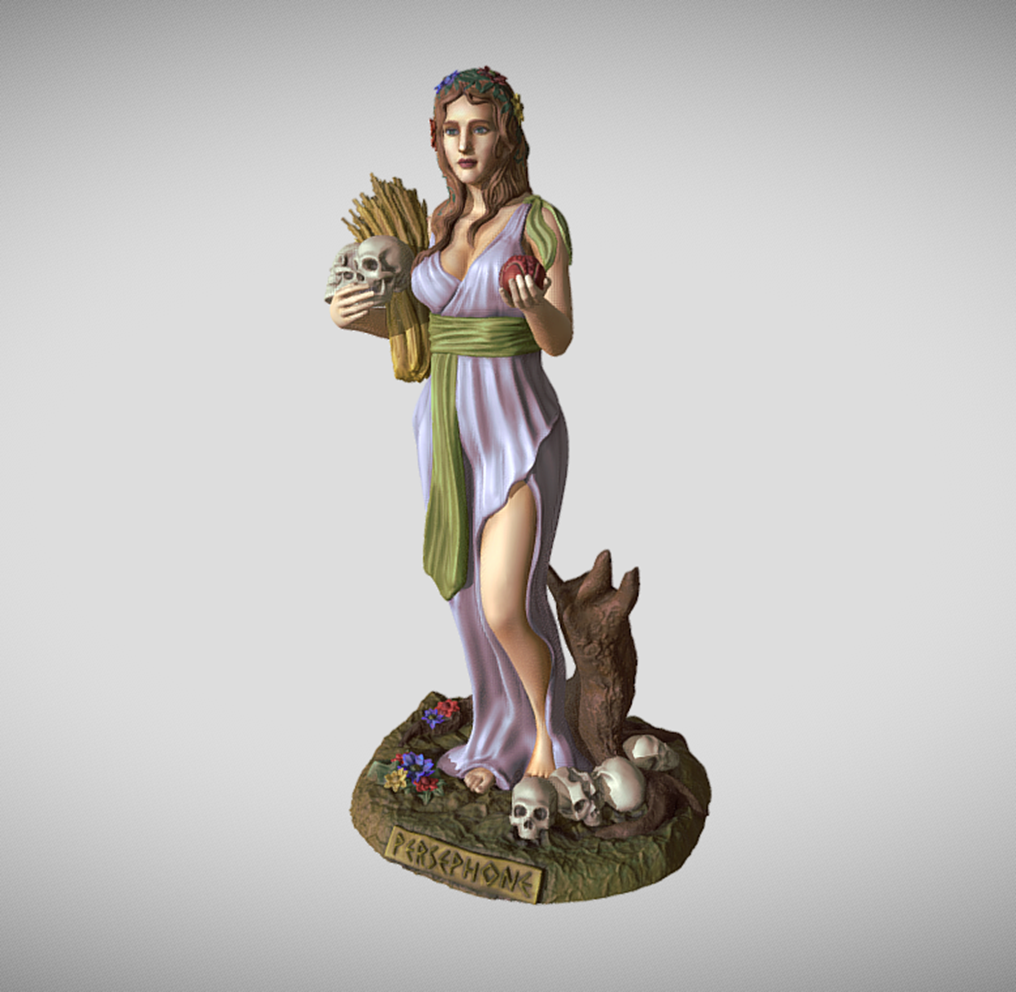 Estatua 3D Diosa Perséfone - Reina del Inframundo - Image 2