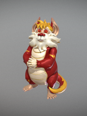 Figura 3D Snarf - Colección ThunderCats