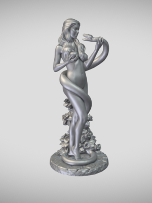 Estatua 3D Eva en el Jardín del Edén - Arte Sacro