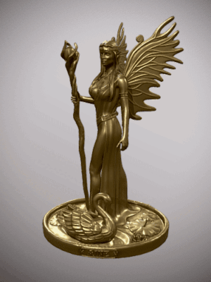 Estatua 3D Diosa Aine - Mitología Celta y Reina de las Hadas