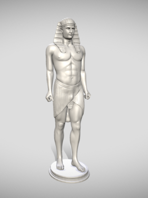 Estatua 3D Osiris-Antínoo - Mitología Egipcia y Clásica