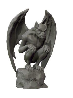 Estatua 3D Gárgola Demonio - Decoración Gótica