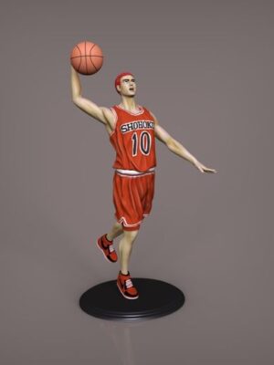 Figura 3D Hanamichi Sakuragi - Slam Dunk