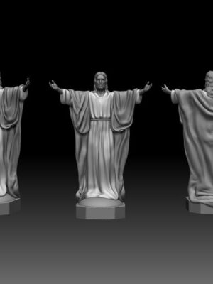 Estatua 3D Cristo Redentor - Corcovado Río de Janeiro