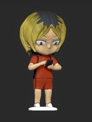 Figura 3D Kozume Kenma Bobblehead - Haikyuu!!
