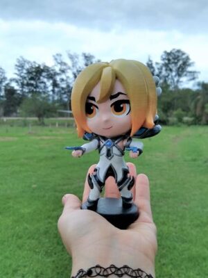 Figura 3D Kai'Sa (Invictus Gaming) - League of Legends Chibi