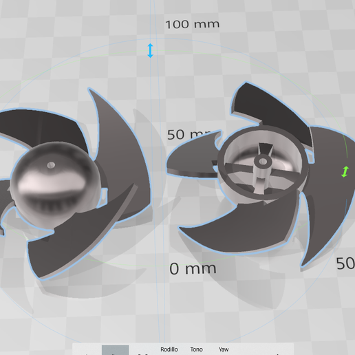 Repuesto 3D Turbina Secador de Pelo Gamma Eolic 2000