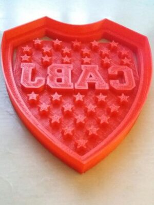 Cortador de Galletas Escudo CABJ Boca Juniors 3D (Gratis)