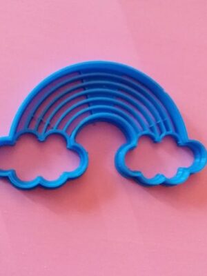 Cortador de Galletas Nube con Arcoíris 3D