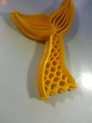 Cortador de Galletas Cola de Sirena 3D