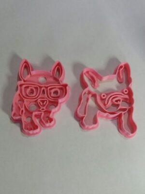 Cortadores de Galletas Perro Bulldog 3D