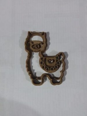 Cortador de Galletas Llama 3D