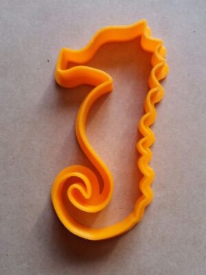 Cortador de Galletas Caballito de Mar 3D