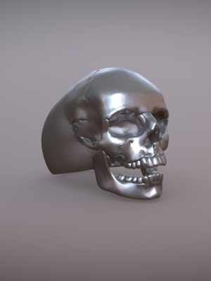 Anillo de Calavera (Skull Ring) 3D