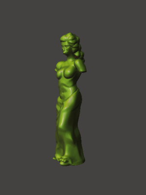 Estatua Venus de Gomita (Simpsons Gummy Venus) 3D