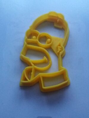 Cortador de Galletas Cabeza de Homer Simpson 3D