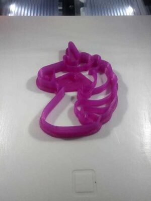Cortador de Galletas Unicornio 3D