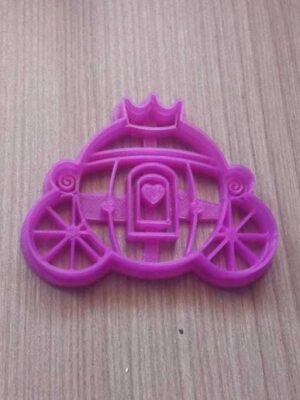 Cortador de Galletas Carruaje de Princesa 3D