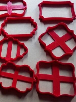 Cortadores de Galletas Marcos Vintage (Kit de 4) 3D