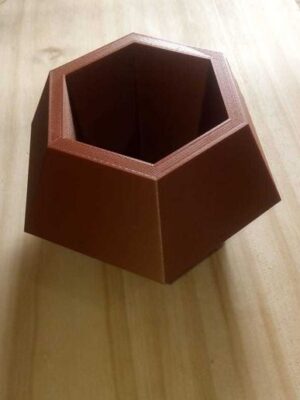 Maceta para Cactus y Suculentas de Diseño 3D