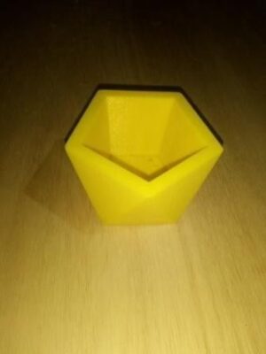 Maceta Geométrica Facetada para Plantas 3D