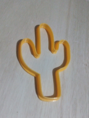 Cortador de Galletas Cactus 3D