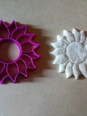 Cortador de Galletas Girasol 3D