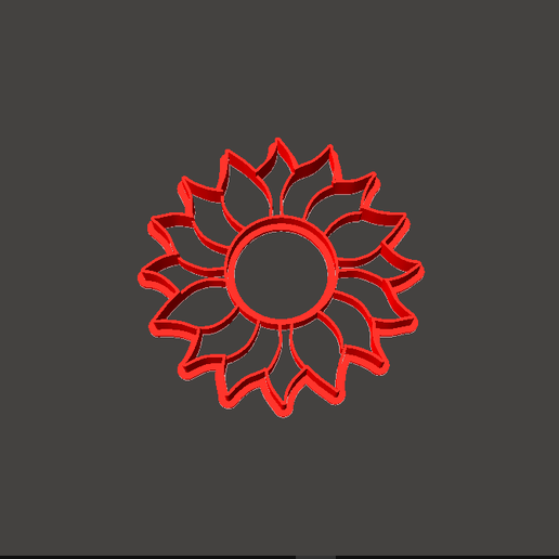 Cortador de Galletas Girasol 3D - Image 2