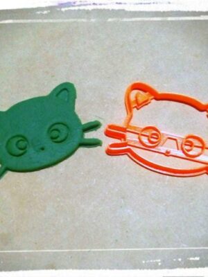 Cortador de Galletas Gato Cuerpo Completo 3D