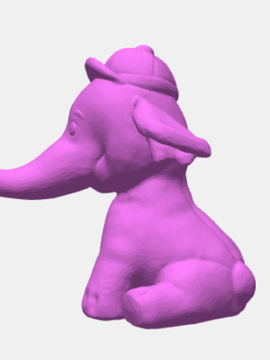 Figura de Lumpy (Efelante) - Winnie the Pooh 3D