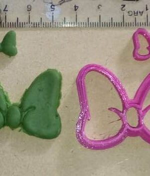 Cortador de Galletas Moño de Minnie Mouse 3D