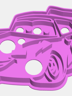 Cortador de Galletas Rayo McQueen - Cars Disney 3D