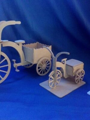 Triciclo Souvenir Miniatura en 3D 3D