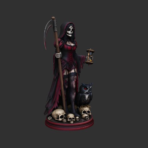 Estatua Santa Muerte Catrina (Alta Definición) 3D - Image 3