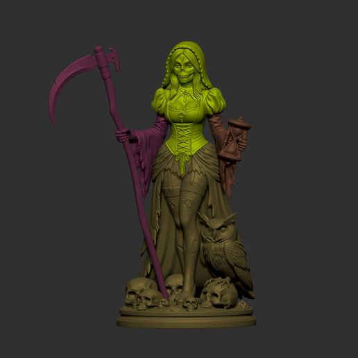 Estatua Santa Muerte Catrina (Alta Definición) 3D - Image 5