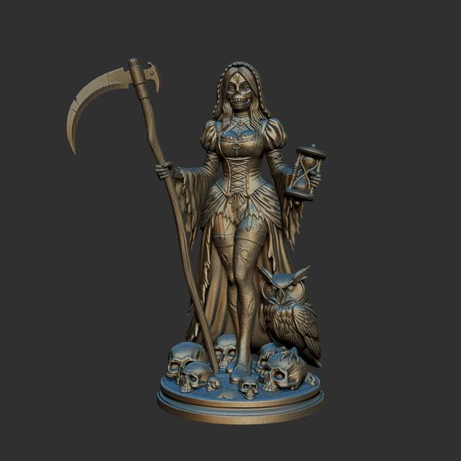 Estatua Santa Muerte Catrina (Alta Definición) 3D - Image 8