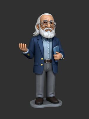 Figura de Colección de Paulo Freire 3D