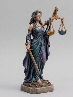 Diosa de la Justicia modelo 3D STL