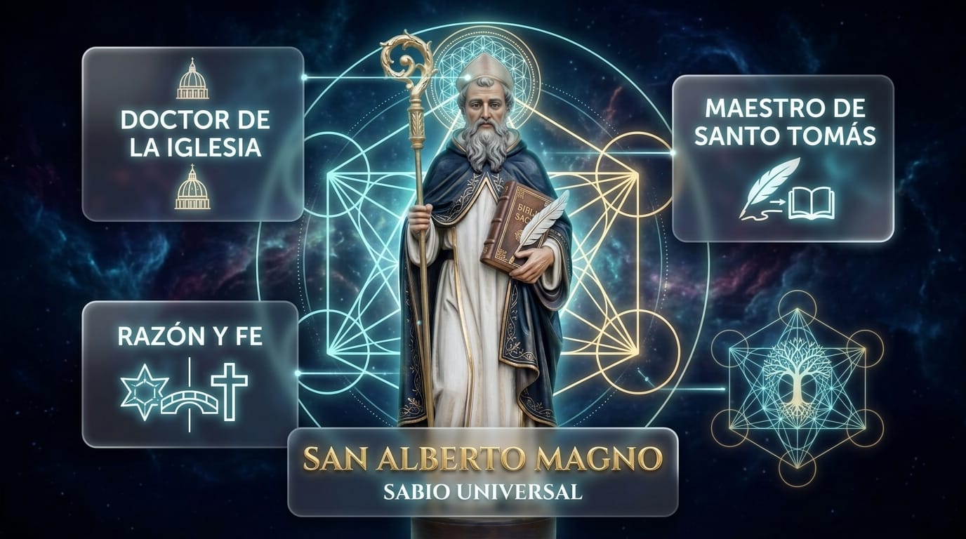 Atributos de San Alberto Magno