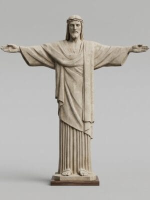 Estatua Cristo Redentor Modelo 2 STL para impresión 3D