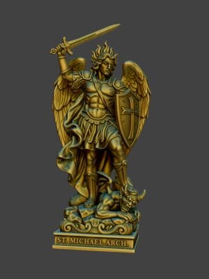 San_Miguel_Arcangel_v1_1 STL Arcángel San Miguel